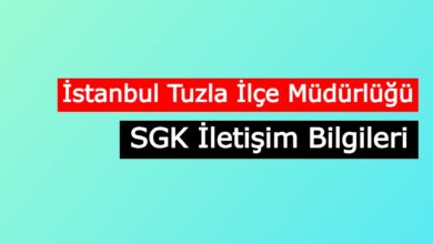 tuzla sgk iletisim