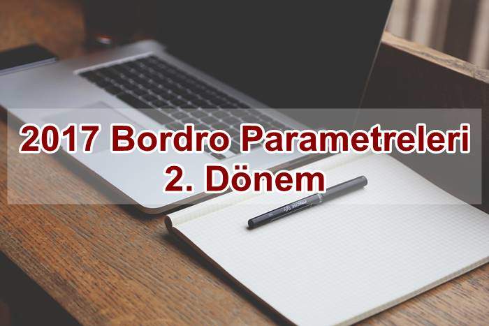2017 Bordro Parametreleri 2 donem