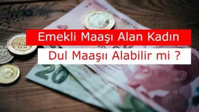 emekli maasi alan dul maasi alabilirmi