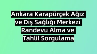 ankara karapurce randevu alma