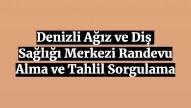 denizli agiz ve dis sagligi randevu alma