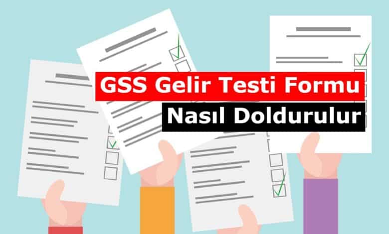gss gelir formu doldurma ve indirme