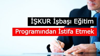 iskur isbasi egitim programindan istifa etmek