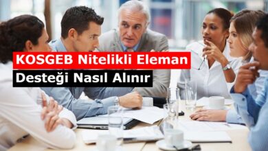 kosgeb nitelikli eleman destegi nasil alinir