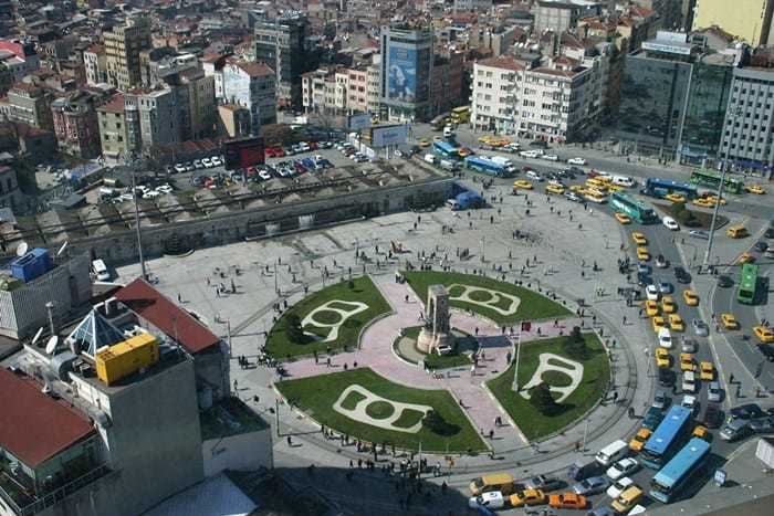taksim meydanina cikana ceza
