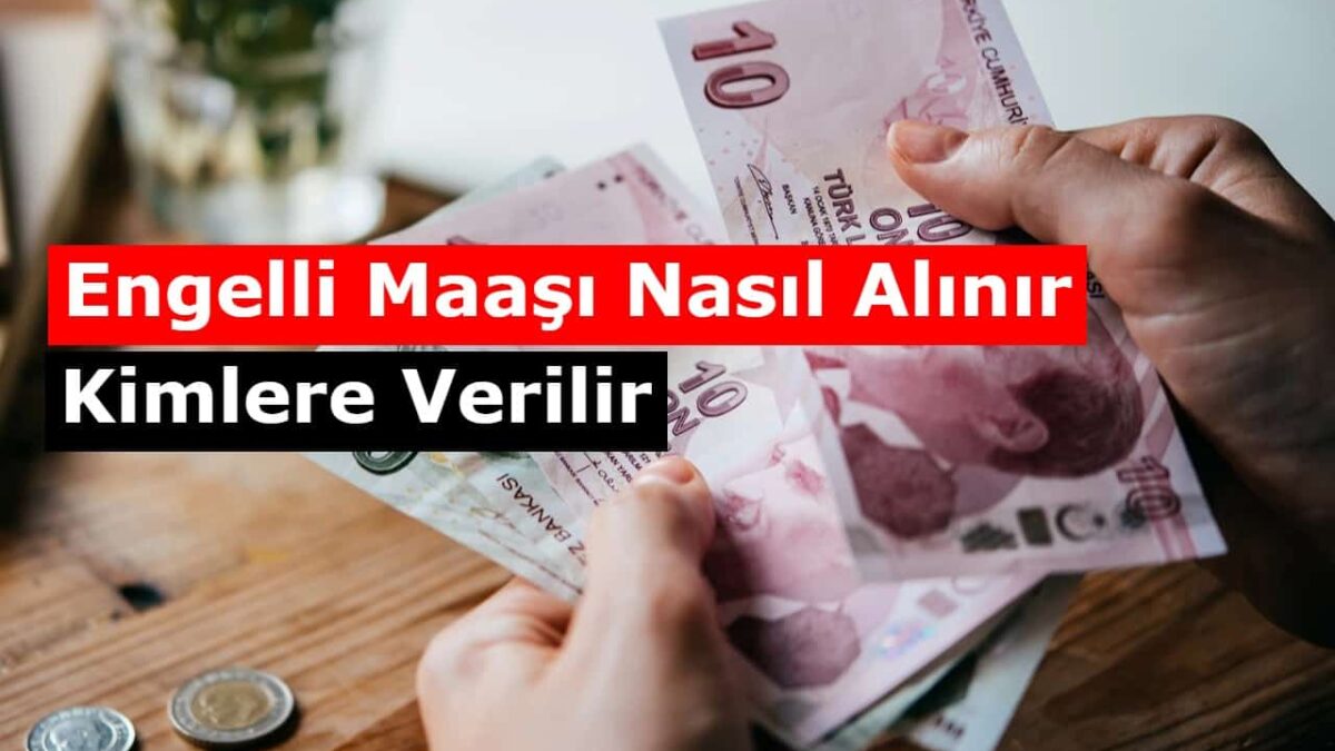 Engelli Maasi Nasil Alinir Kimlere Verilir Sartlari Neler