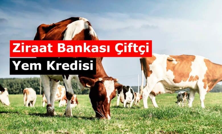 ziraat bankasi yem kredisi nasil alinir sarlari