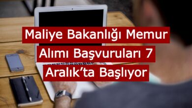 maliye bakanligi memur alimlari basliyor