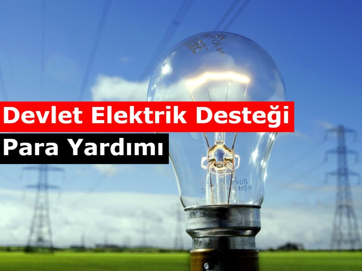 devlet elektrik destegi para yardimi basvurusu ve sorgulama