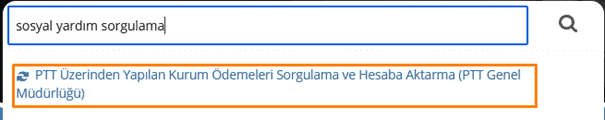 sosyal yardım sorgulama