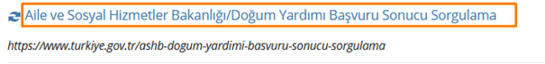 sosyal yardım ekranı